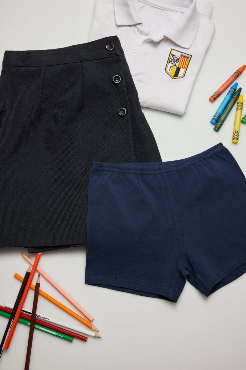Culotes básicos de algodão preto liso - Image 3