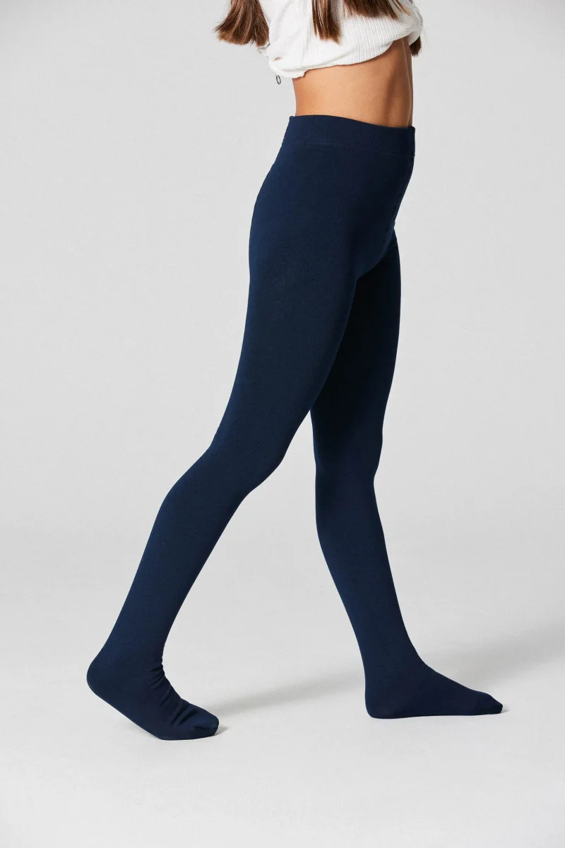 Collants térmicos infantis 140 denier azul marinho - Image 3