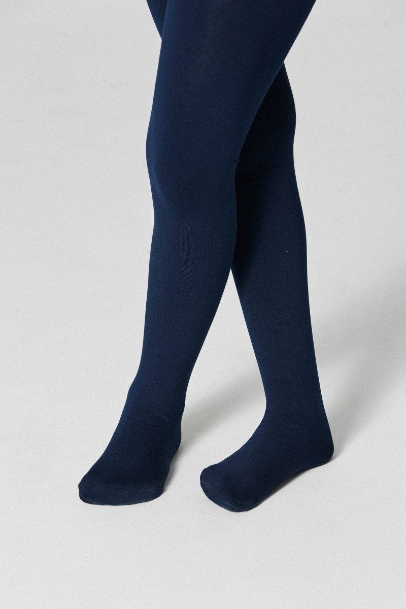 Collants térmicos infantis 140 denier azul marinho - Image 4