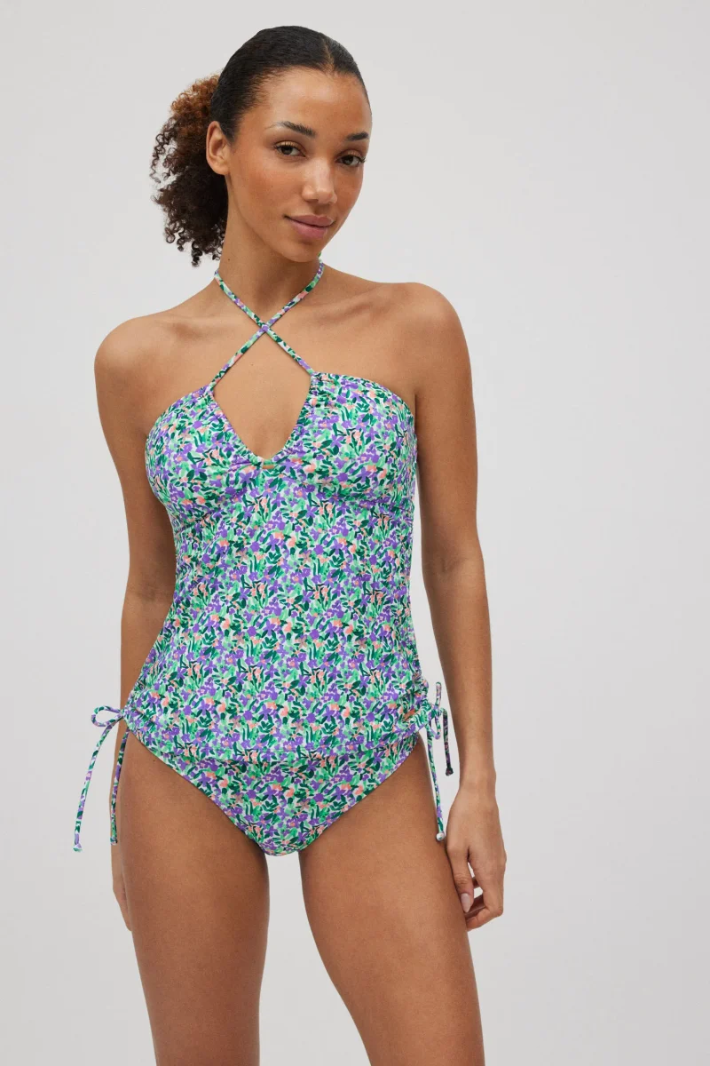 Conjunto Tankini com nó estampado - Image 4