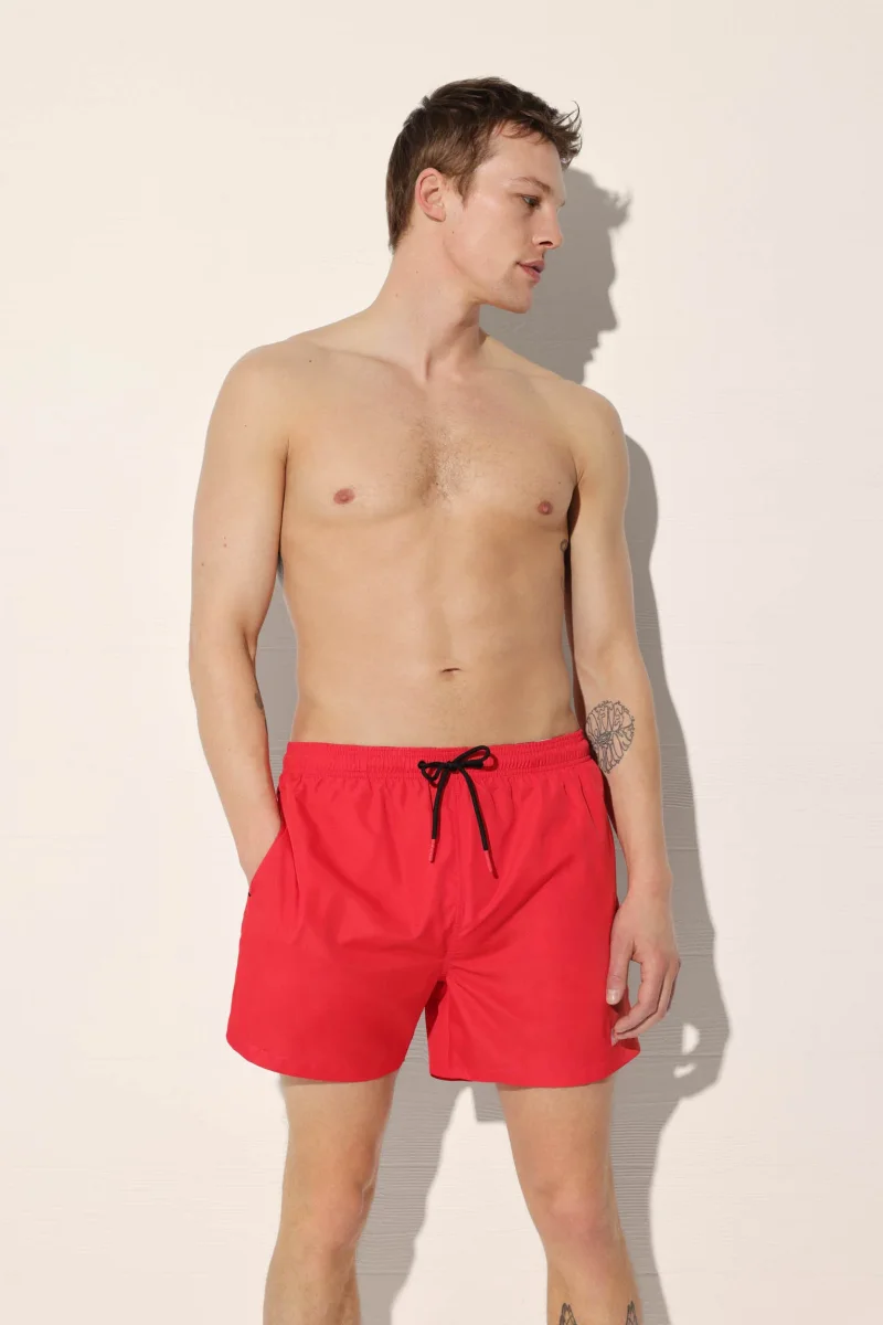 Calções de banho vermelho - Image 2