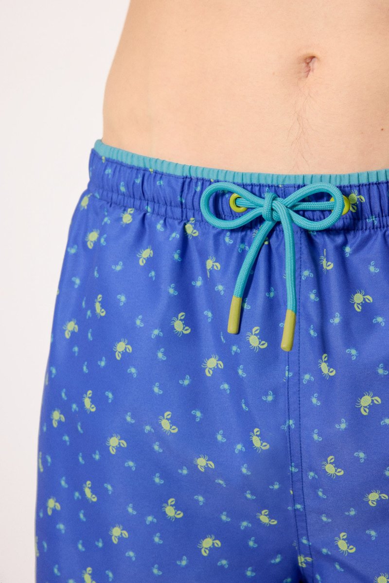 Maiô midi com estampa de caranguejo azul - Image 7