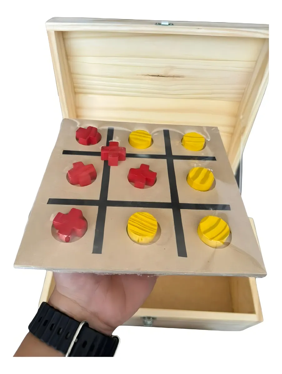 Baú Pedagógicos Com 10 Jogos De Madeira Brinquedos Educativo Toy Trade - Image 8
