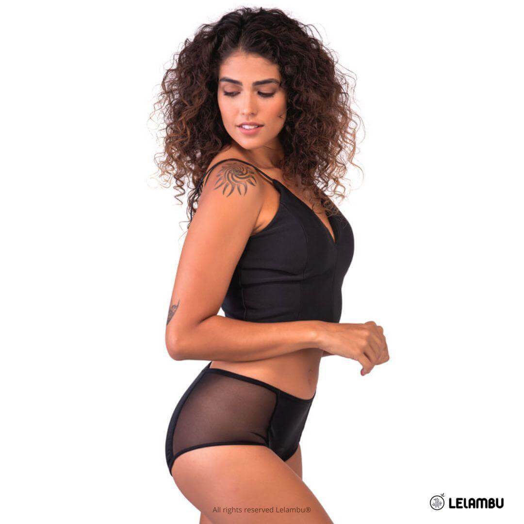Cueca menstrual absorvente Lelambu® Captive camada tripla - Image 3